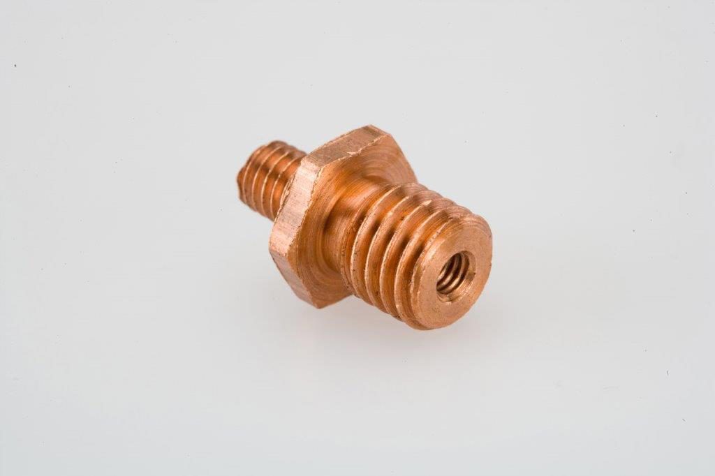 Screw Machine Products Turned Parts Copper Fuel Filter Fitting