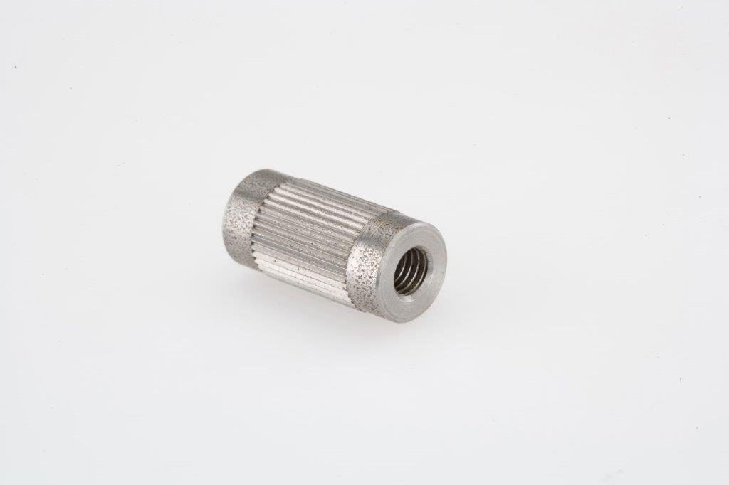 Screw Machine Products Turned Parts Steel Knurled Coupling