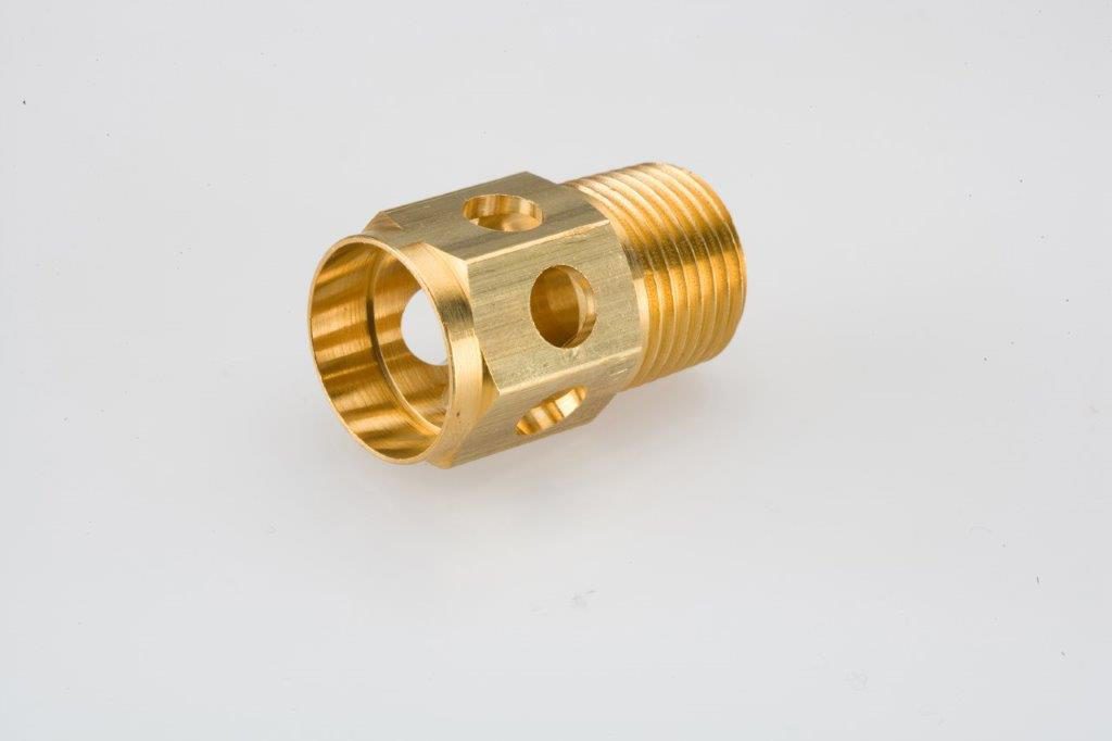 Screw Machine Products Turned Parts Brass Hydraulic Pneumatic Threaded