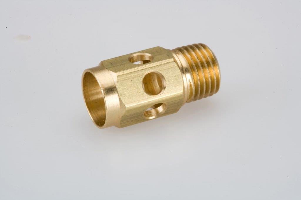 Screw Machine Products Turned Parts Brass Pneumatic Hydraulic Threaded