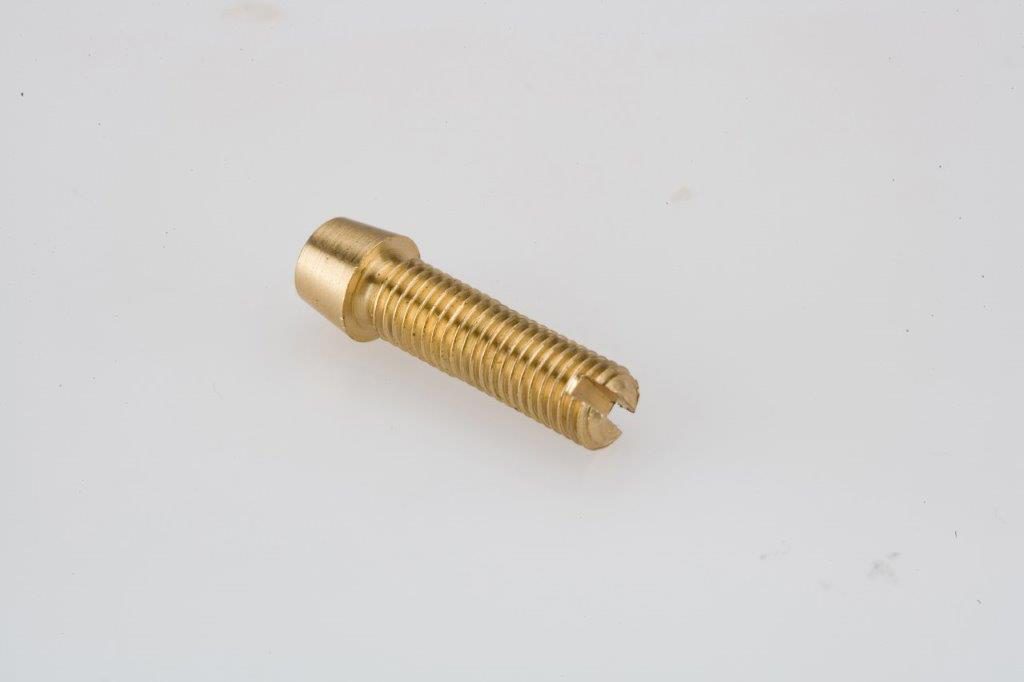 Screw Machine Products Turned Parts Brass Threaded Adjustment Screw