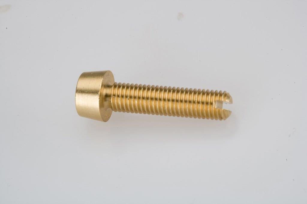 Screw Machine Products Turned Parts Brass Threaded Adjustment Screw